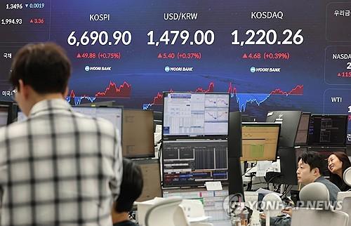 환율, '매파' 연준에 1,480원대 중반으로 상승