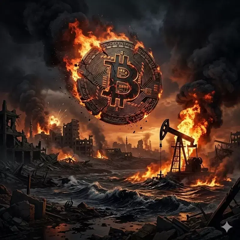 "에너지 위기 변수"...호르무즈 봉쇄, 비트코인 하락 압력 키운다