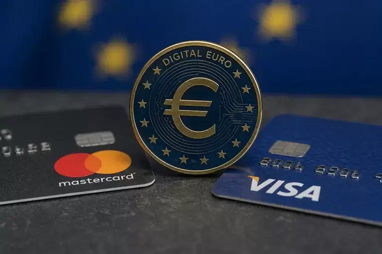 Europe, Full-Scale Digital Euro System Construction Begins... "No Need for Visa or Mastercard"