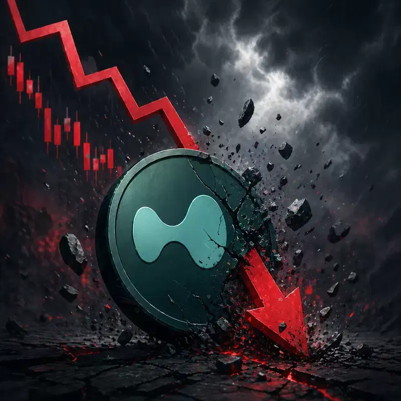 하이퍼리퀴드, 62일 천하 종료...지지선 박살낸 잔인한 조정 시작