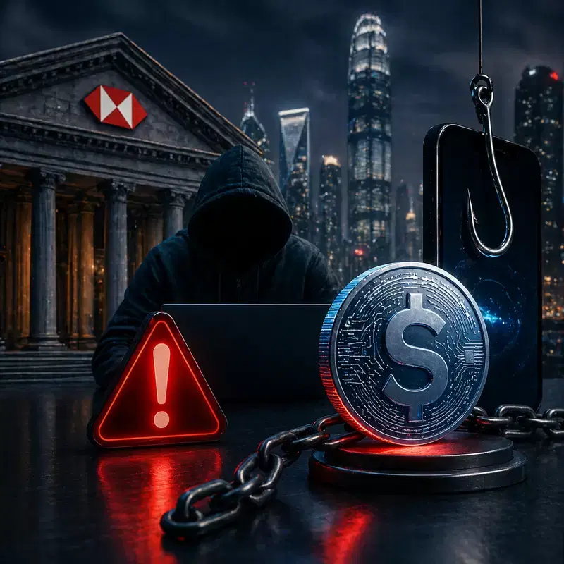 HSBC launching stablecoin?...Hong Kong authorities issue fake coin scam warning