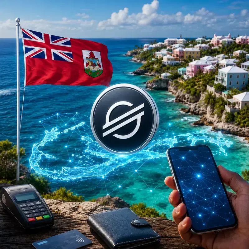 Bermuda, the entire national payment network 'on-chain'...choosing 'Stellar', a Ripple rival