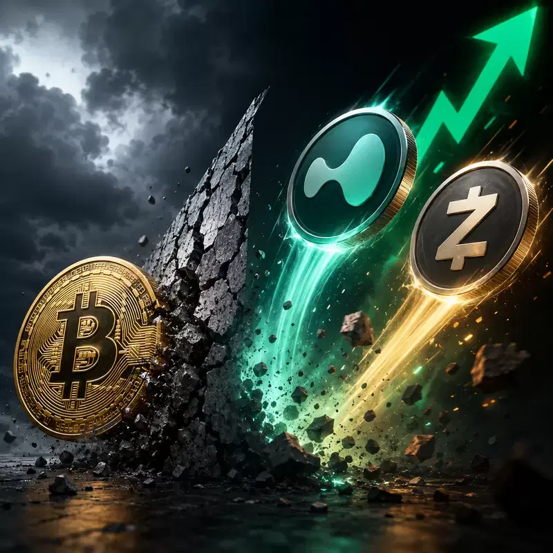 Bitcoin's Money Drains Out... Hyperliquid and Zcash 'Steal the Show' in the Crypto Market