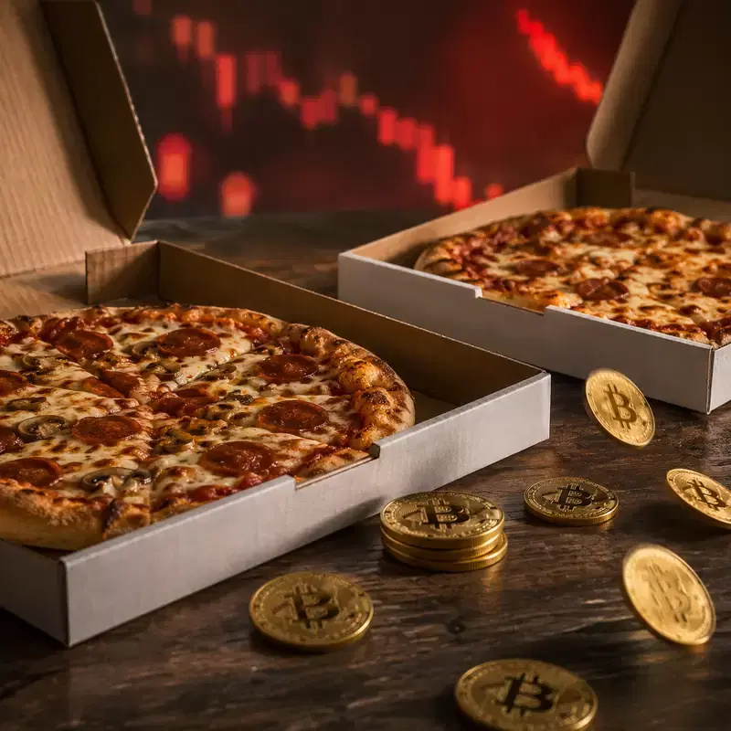 Bitcoin Pizza Day, Worst Decline Since 2015..."10,000 BTC Value Plummeted 29.7%"