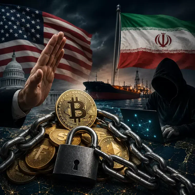 US Targets Iran's $7.7 Billion Crypto Loophole... Begins Complete Blockade of Funding Channels