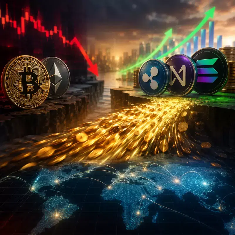 기관들, 비트코인·이더리움 버렸다...XRP·니어로 '환승'