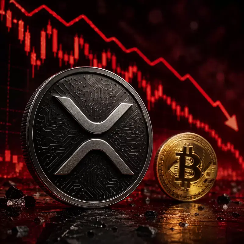 XRP (Ripple), Bitcoin (BTC) show joint weakness... If $1.1 is not held, the $1 defense line faces an emergency