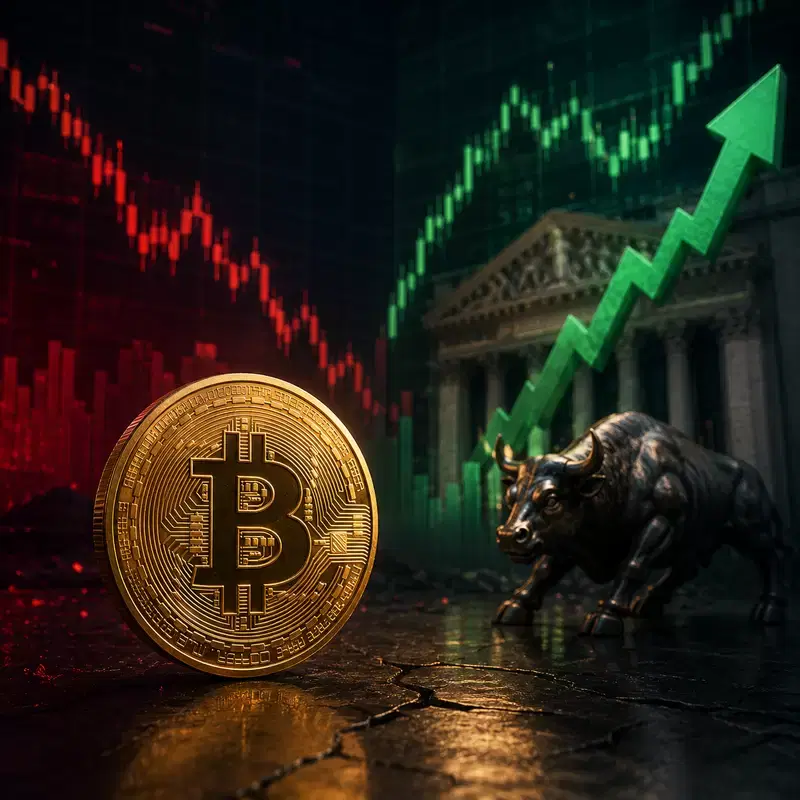 비트코인(BTC), 미니 박스권 갇힘...증시 대비 60% 폭락 속 '디지털 금' 서사 깨지나
