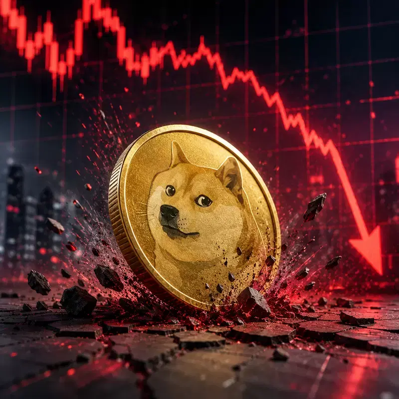 도지코인(DOGE), 연중 저점 코앞으로..."하락 베팅 불붙었다"