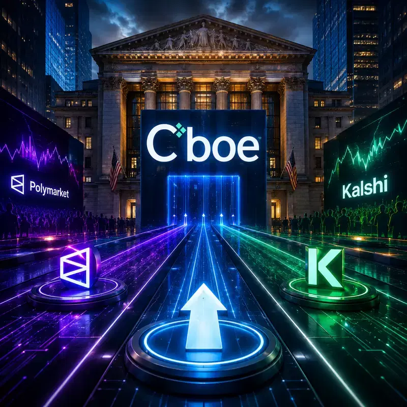 제도권 거물 Cboe, 예측시장 진격...폴리마켓·칼시 독점 시대 종료 선언