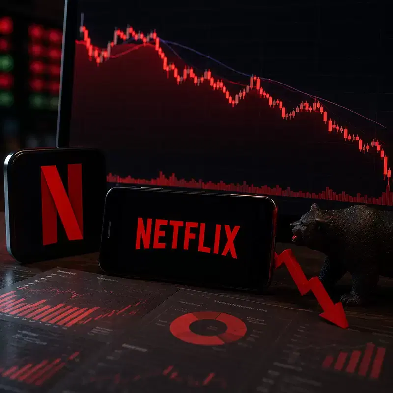 넷플릭스(NFLX), 52주 고점서 32% 폭락...91달러 밀린 뒤 대반전 오나?