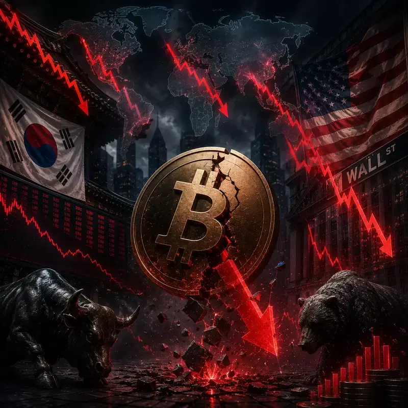 비트코인(BTC)·한국 증시·미국 기술주 줄줄이 폭락..."안전한 피난처 없다"