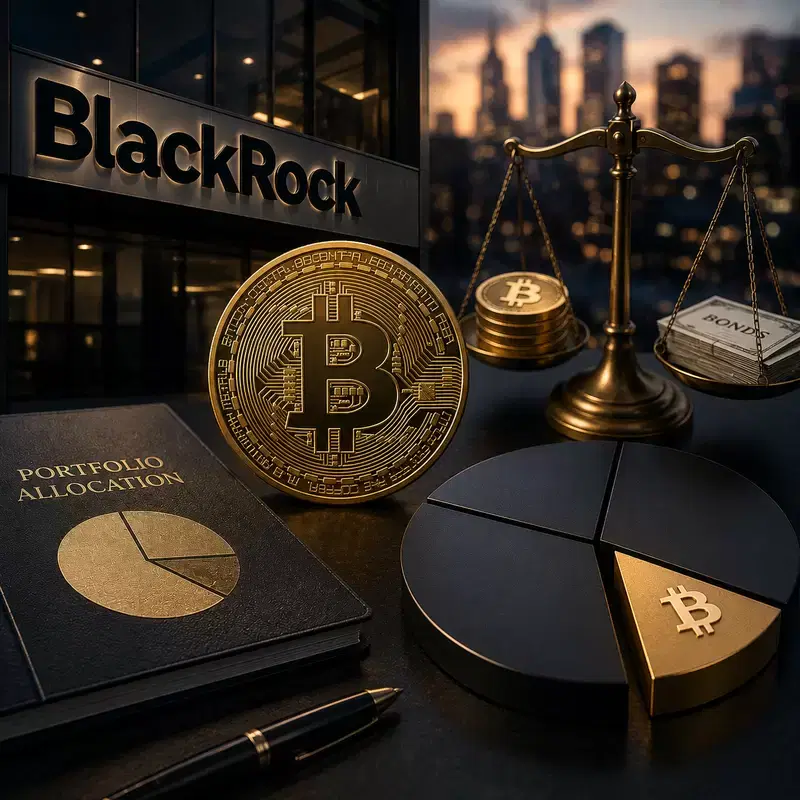 블랙록, 비트코인(BTC)은 포트폴리오 보완 자산..."1~2%만 담아라"