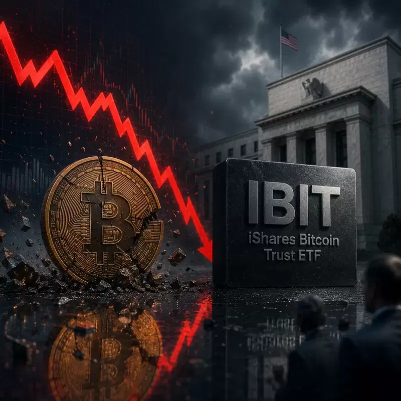IBIT, 상장 초기 가격까지 밀린다?...비트코인 급락·기관 자금 이탈 악재에 '흔들'