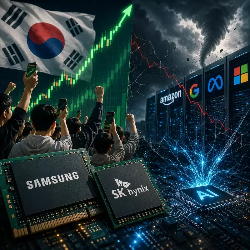 코스피(KOSPI), 200% 랠리 배경은 개미 광풍?...미국 빅테크 변수 터지자 '비상'