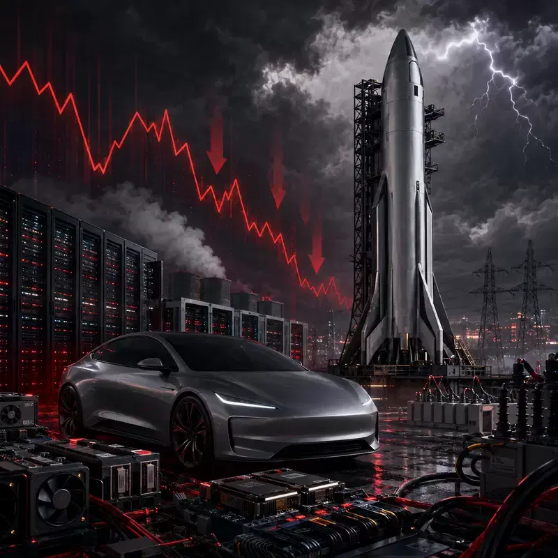 테슬라(TSLA)·스페이스X(SPCX), 머스크 인프라 비용 폭탄에 동반 추락