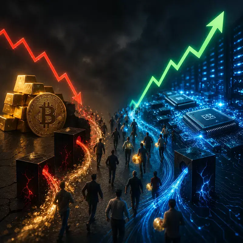 개미들, 금·비트코인(BTC) ETF 버리고 '반도체'로 환승
