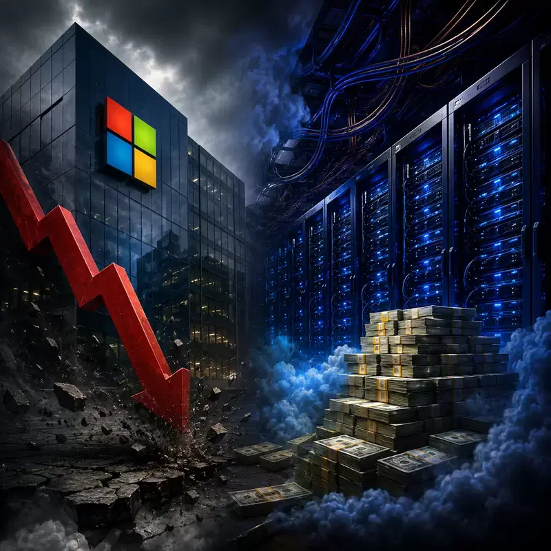 26년 만에 최악의 폭락...마이크로소프트(MSFT), 매출 대박에도 주가 '곤두박질'