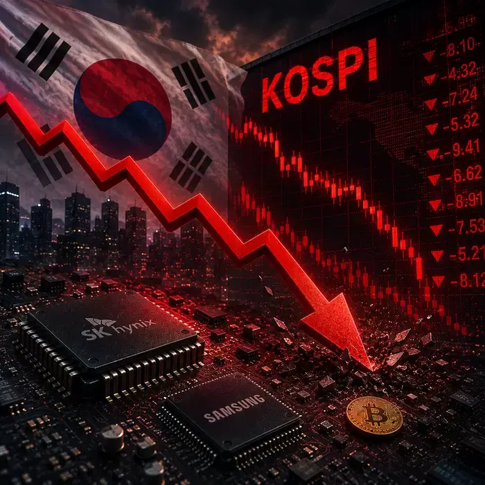 한국 증시 40일 만에 44% 폭락…시총 2조 달러 증발한 이유