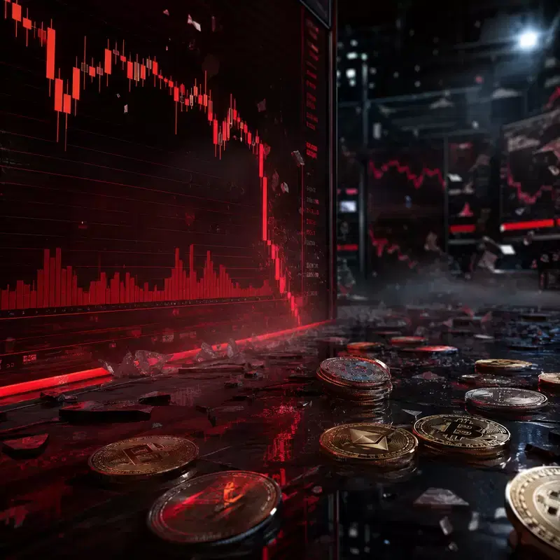 Cryptocurrency, market cap collapses to $2.17 trillion..."Largest sell-off since 2022"