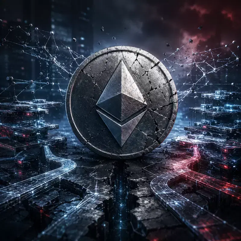 이더리움(ETH), 11주년에 최고가 대비 61% 폭락...재단 인력 20% 이탈