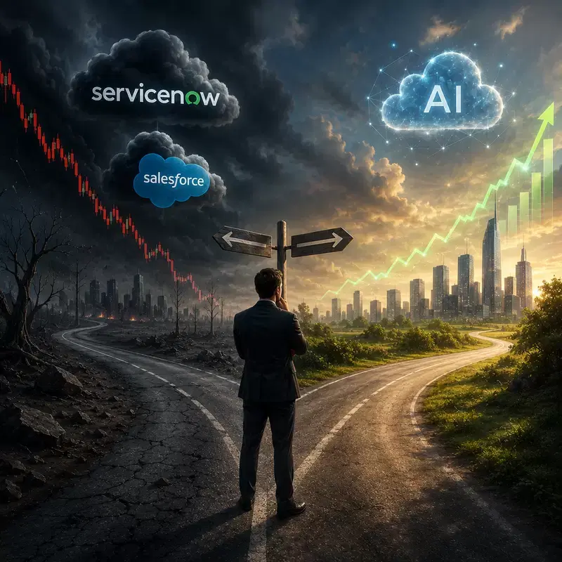 Weakened by AI...Salesforce (CRM) and ServiceNow (NOW) Shift to 'Buy' Rating