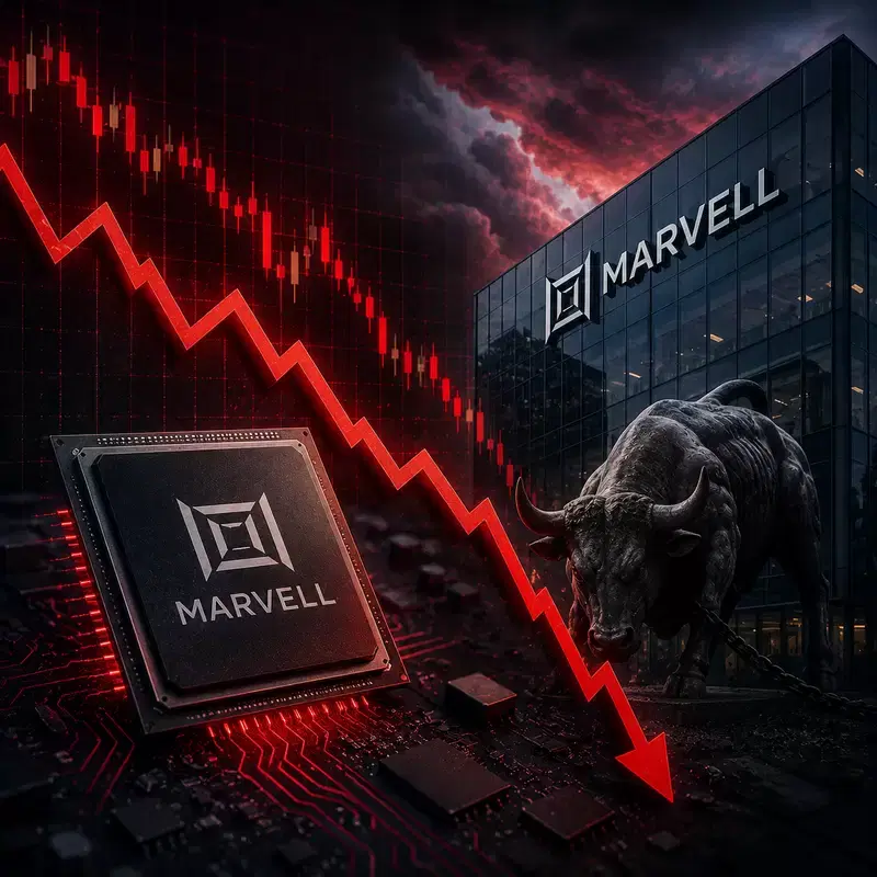 마벨(MRVL), 최고가 찍고 10% 급락...월가도 투자의견 '하향'