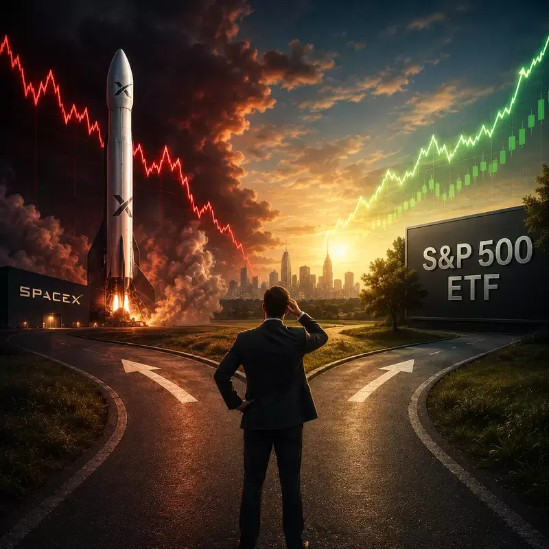 스페이스X(SPCX), 고점 대비 21% 수직낙하...S&P 500 ETF에 밀리나