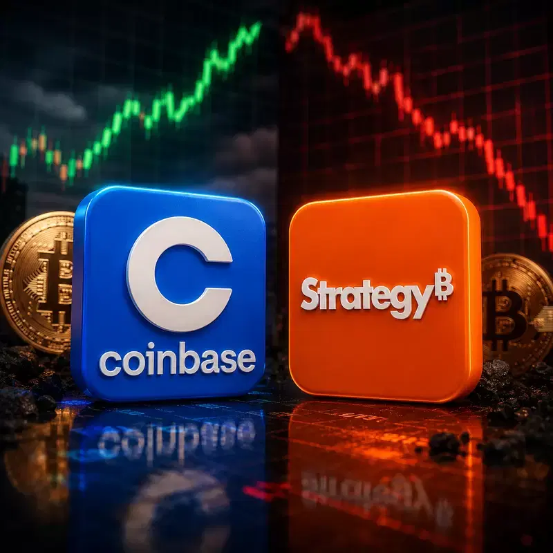 Strategy (MSTR) Suffers $12.5 Billion Loss ...Coinbase (COIN) Wins Decisively