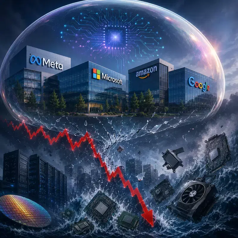 Meta (META)·Microsoft, Artificial Intelligence (AI) Bubble Warning Light...1999 Déjà Vu?