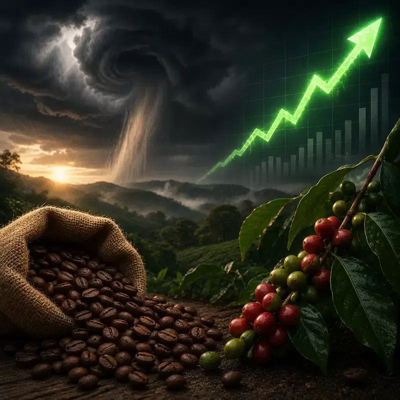 Coffee futures, highest surge in the 21st century..."Surpassed Bitcoin (BTC) and gold"