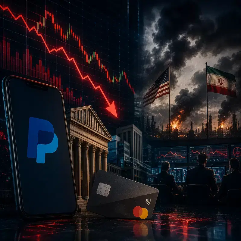 페이팔(PYPL), 잘 나가다 중동 악재에 추락...투심도 '휘청'