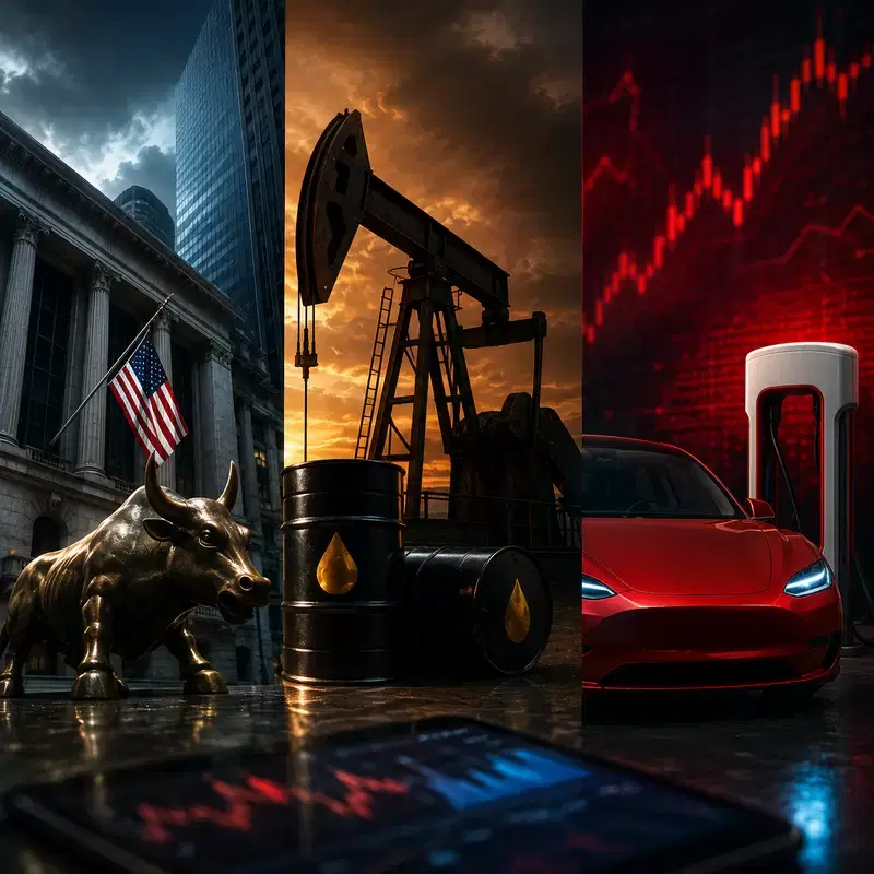 JPMorgan (JPM), Tesla (TSLA), a bomb of bad news...ExxonMobil (XOM) runs wild alone