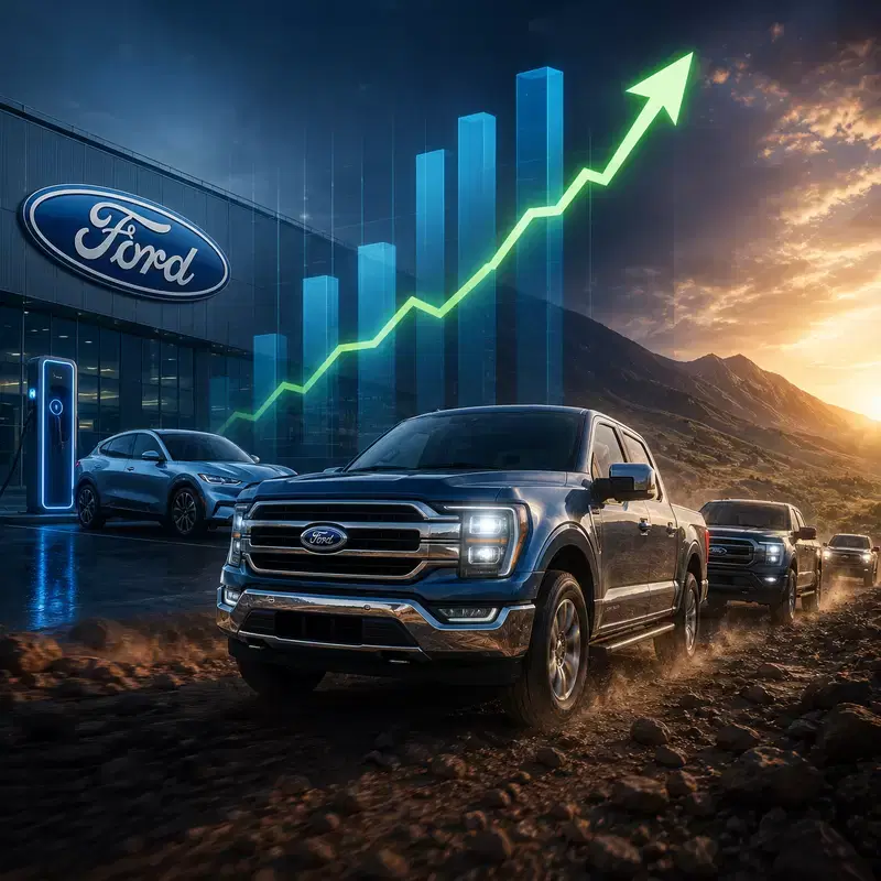 Ford (F) Performed Well Despite 56% Plunge in EV Sales..."Pickup Trucks Saved It"