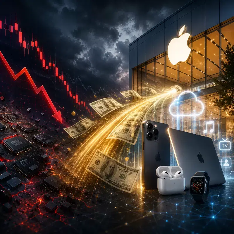 "반도체 던지고 '애플(AAPL)'로"...급락장 피난처로 급부상