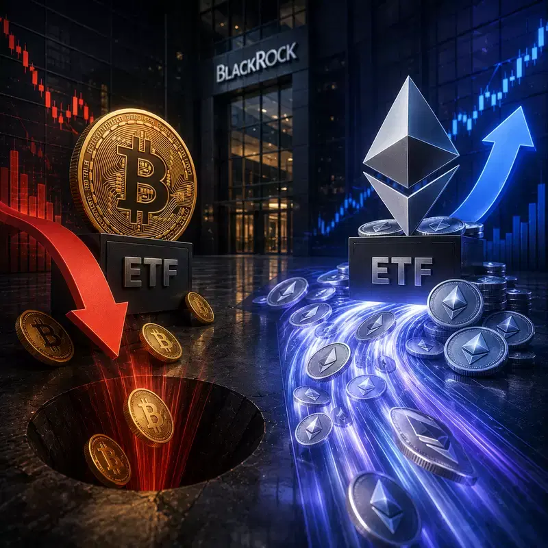 비트코인(BTC) 빠지고 이더리움(ETH) 쏠림...기관 선택 이대로 바뀌나?