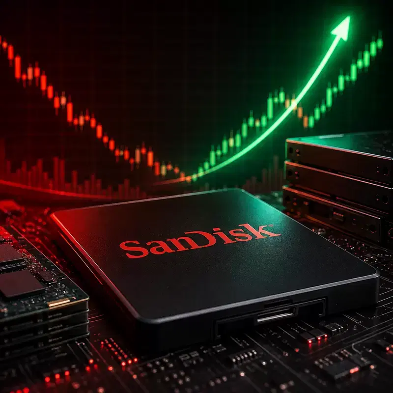 샌디스크(SNDK), 2025년 '대반전' 패턴 반복...폭락 끝낼 괴물 랠리 또 오나?