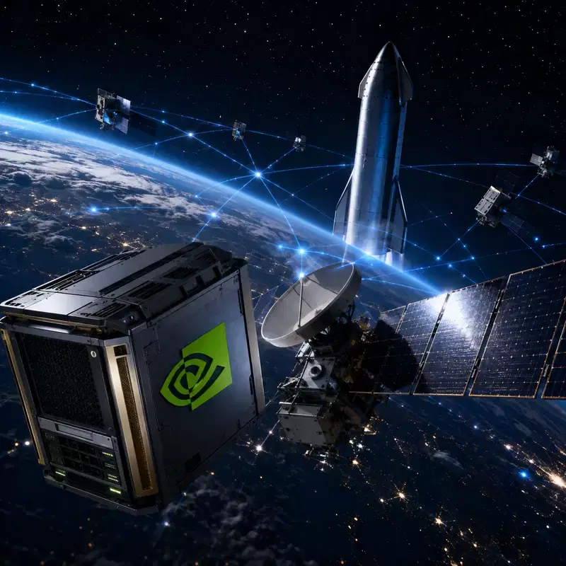 엔비디아(NVDA)·스페이스X(SPCX), 우주 AI 데이터센터 동맹에 주가 급등