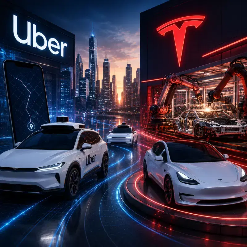 Uber (UBER) targets $10 trillion robotaxi market... Can it catch Tesla (TSLA)?