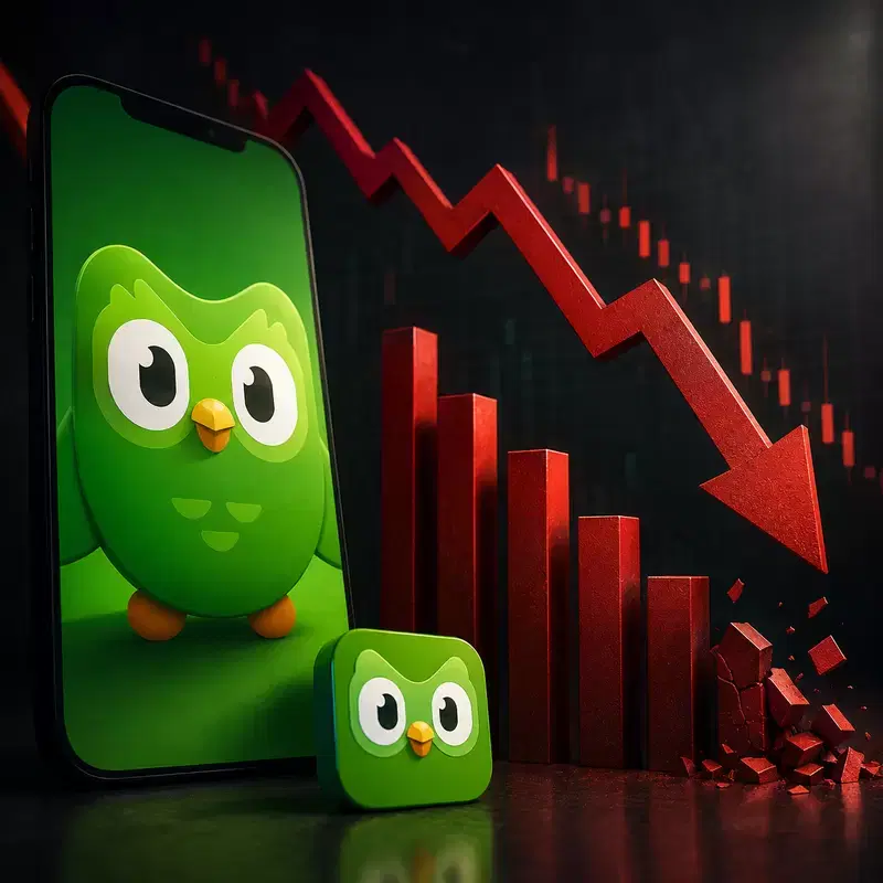 Duolingo (DUOL), users up 20%... stock 'plummets' amid slowing growth