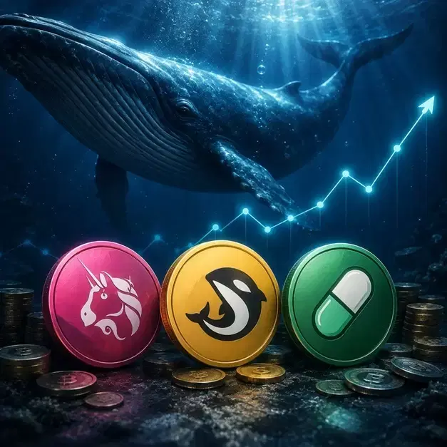 비트코인(BTC)은 흔들리는데...고래들, 알트코인 3종 싹쓸이