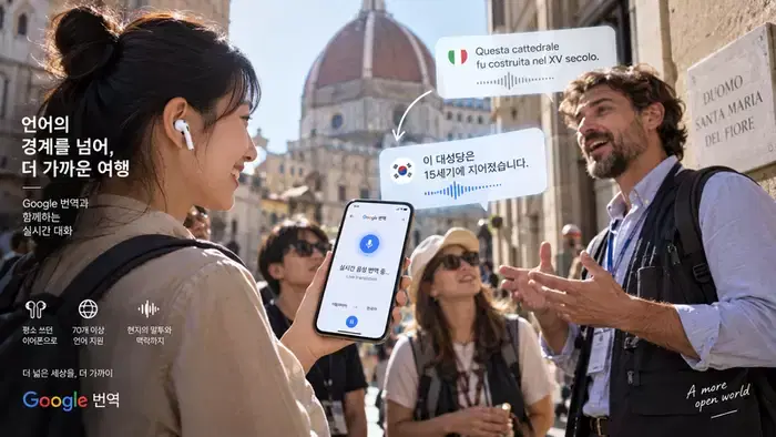 Your everyday earphones become an interpreter…Google AI translation now supports Korean