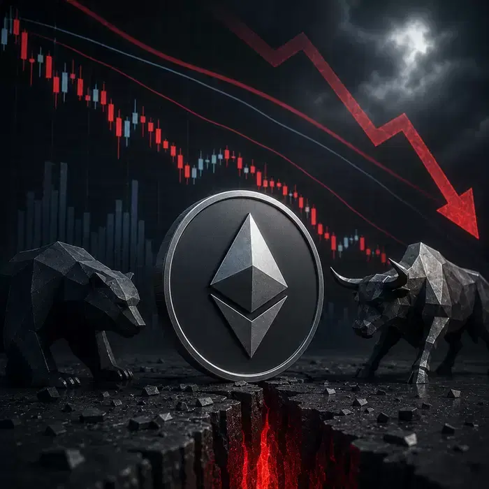Ethereum Plunges to $2,400... 'Double Shock' from CLARITY Act Rejection and Fed Tightening Concerns