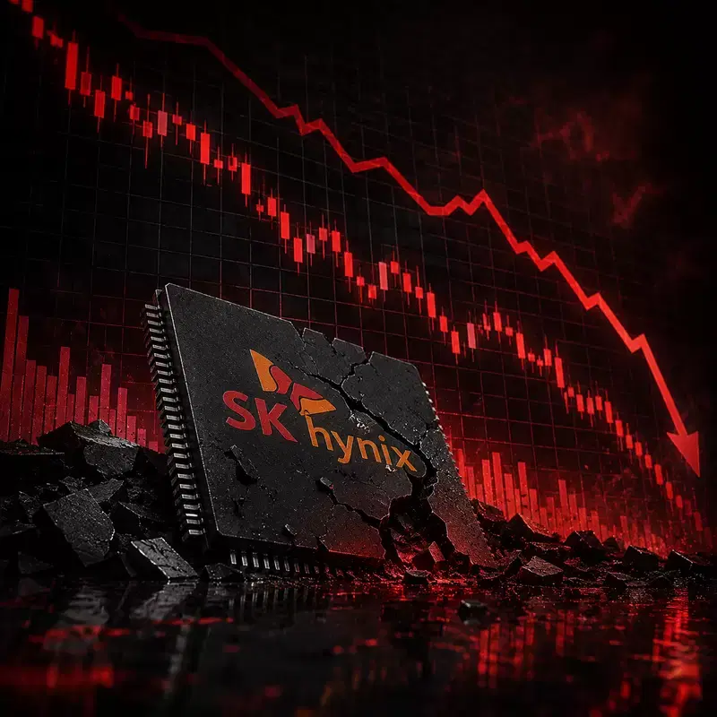 SK Hynix's Stock 'Plummets' on Solidigm IPO... "Nothing Confirmed, But Retail Investors Anxious"