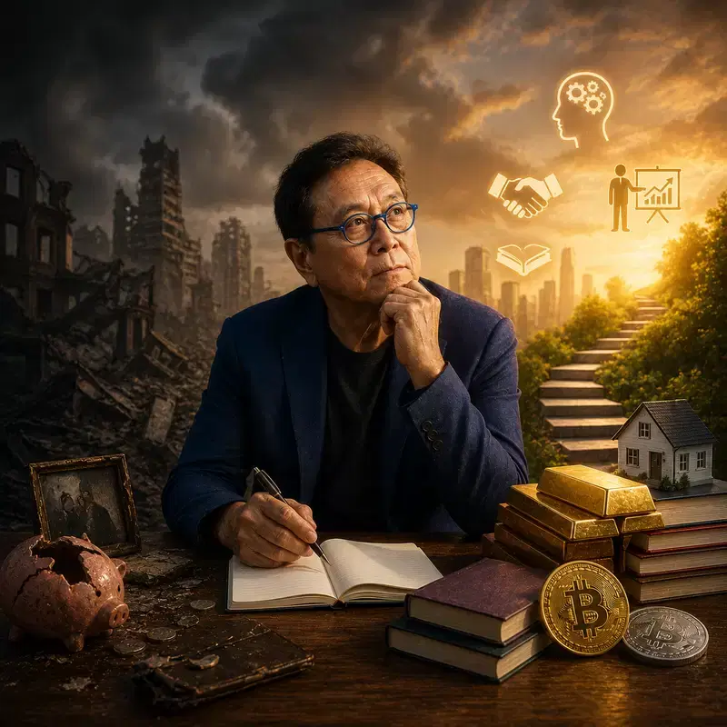 기요사키 "美 국가 재정 파탄·금융 붕괴 온다"...비트코인(BTC) '75만 달러' 주장