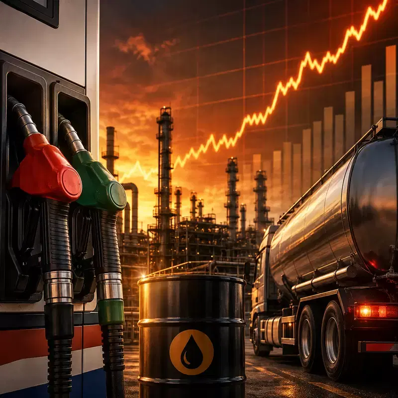 US Gas Station Prices 'Warning Light'...Fear of International Oil Prices Reaching $125 Spreads