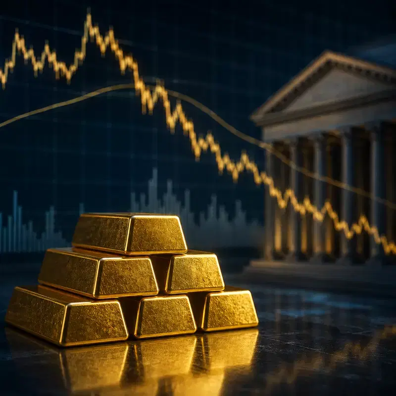 Gold price plunges from 3-month high...Goldman Sachs: "$4,900 possible by year-end"