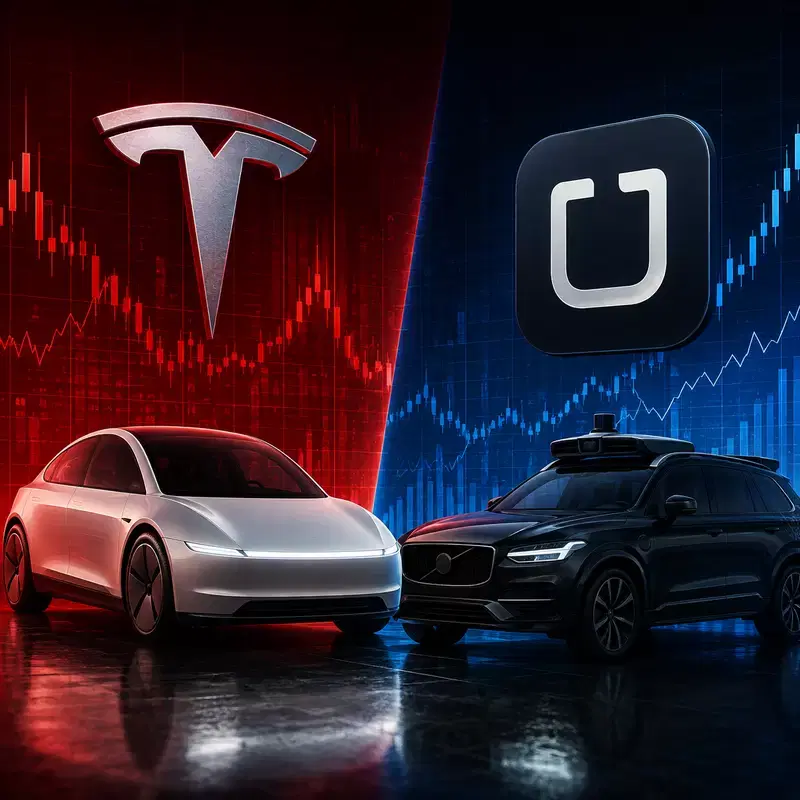 "Cybercab Market to Grow 60-fold"...Tesla vs. Uber, Robotaxi Bloodbath