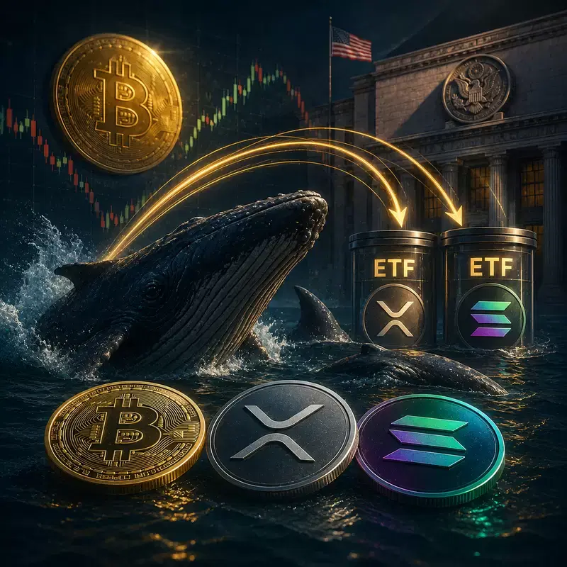 고래 자금, 비트코인(BTC) 숨고르기에 XRP·솔라나로 대이동