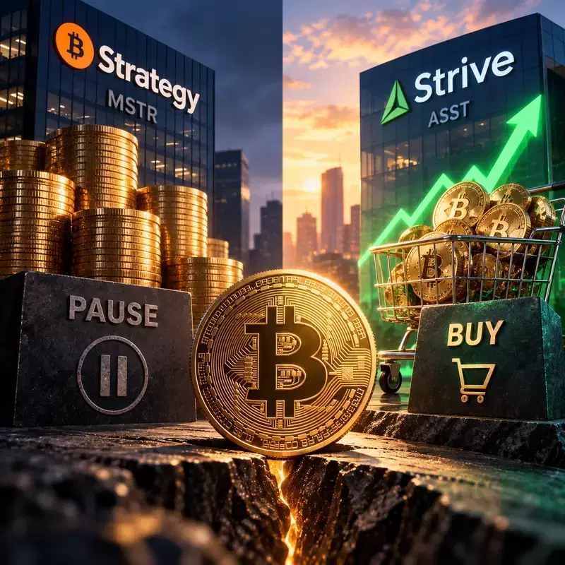Strategy (MSTR) 'Stops' Bitcoin (BTC) Purchases...Strive Makes Additional Buys